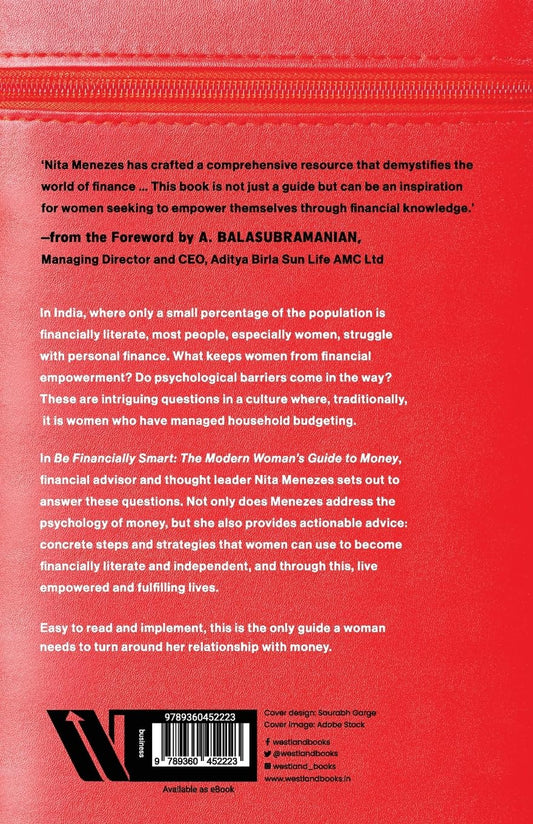 Pre Order: Be Financially Smart: The Modern Woman's Guide To Money by Nita Menezes