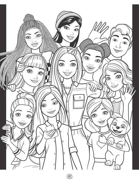 Pre Order : Barbie Colouring Book by Dreamland Publications