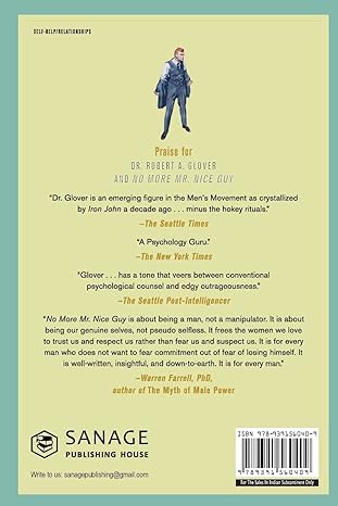 Pre Order : No More Mr Nice Guy: A Proven Plan for Getting What You Want in Love Sex and Life  by Robert A Glover