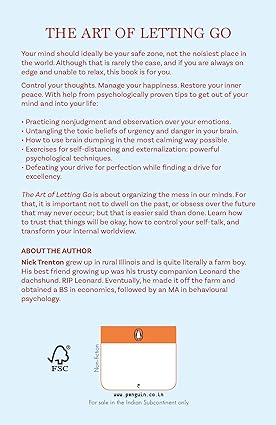 Pre Order : The Art of Letting Go by Nick Trenton