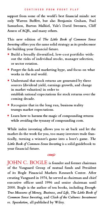 Pre Order: The Little Book of Common Sense Investing: The Only Way to Guarantee Your Fair Share of Stock Market Returns by John C. Bogle