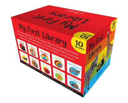 Pre Order: My First Library: Boxset of 10 Board Books for Kids