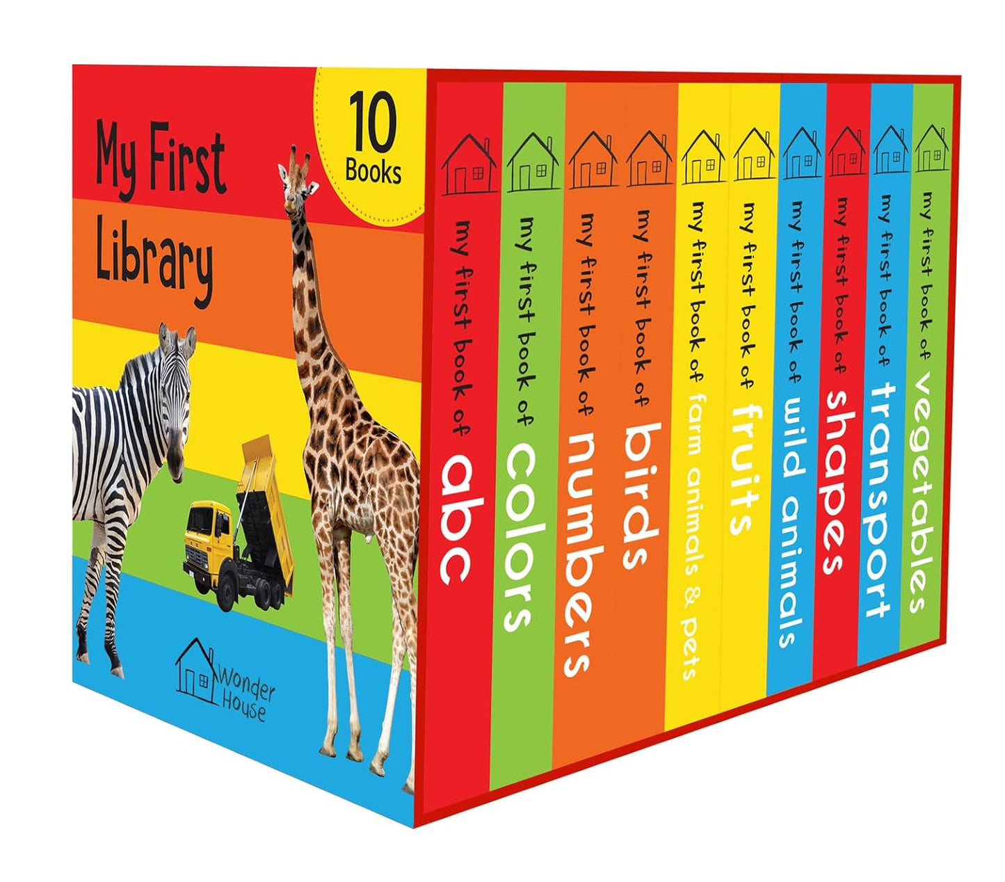 Pre Order: My First Library: Boxset of 10 Board Books for Kids