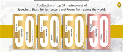 Pre Order: Top 50 World’s Greatest Short Stories, Speeches, Letters & Poems, COLLECTABLE EDITION (Box Set of 4 Books)