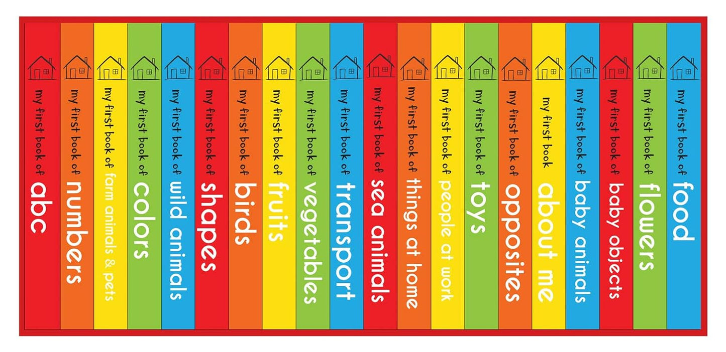 Pre Order: My First Complete Learning Library: Boxset of 20 Board Books Gift Set for Kids (Horizontal Design)