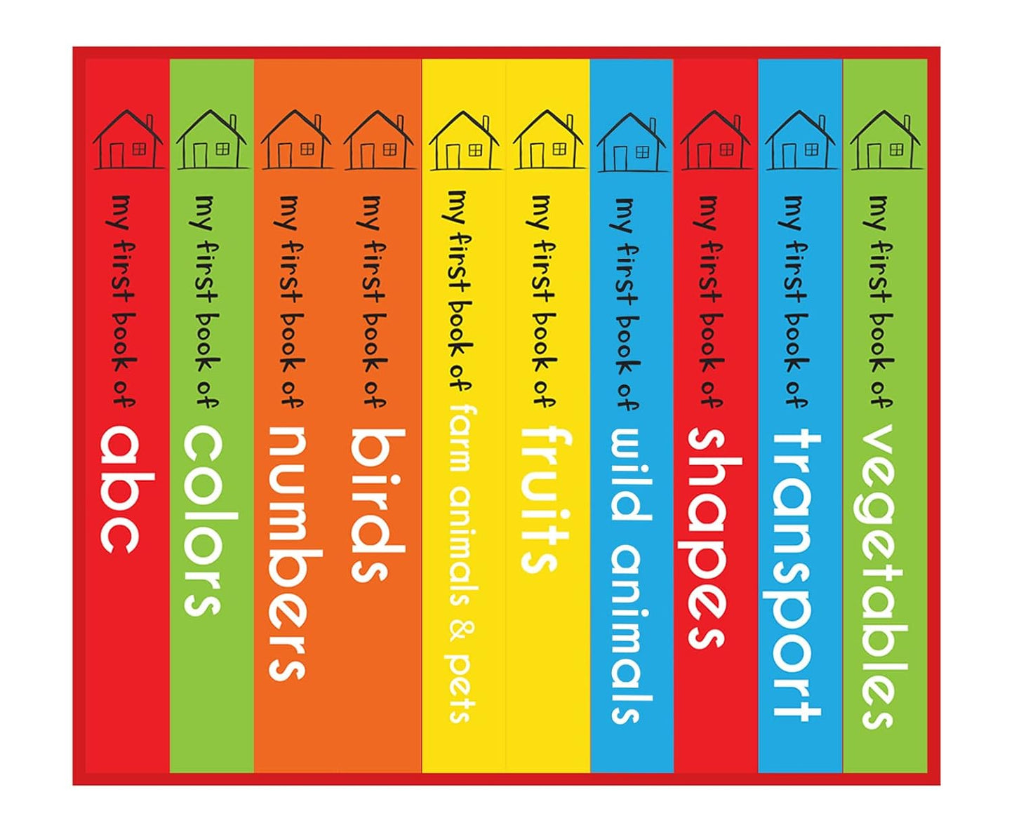 Pre Order: My First Library: Boxset of 10 Board Books for Kids