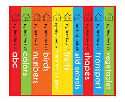 Pre Order: My First Library: Boxset of 10 Board Books for Kids