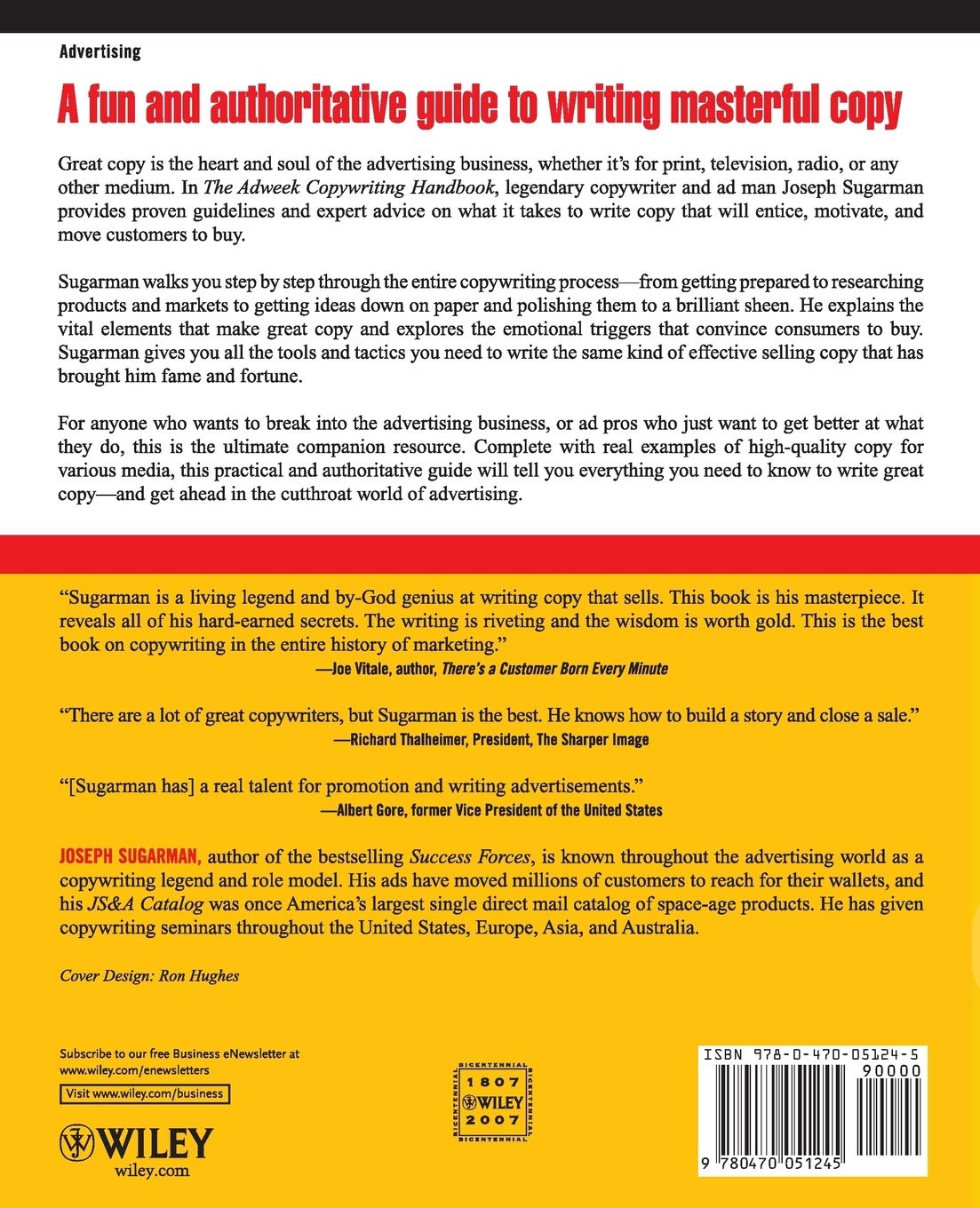 Pre Order: The Adweek Copywriting Handbook: The Ultimate Guide to Writing Powerful Advertising and Marketing Copy from One of America's Top Copywriters - Joseph Sugarman