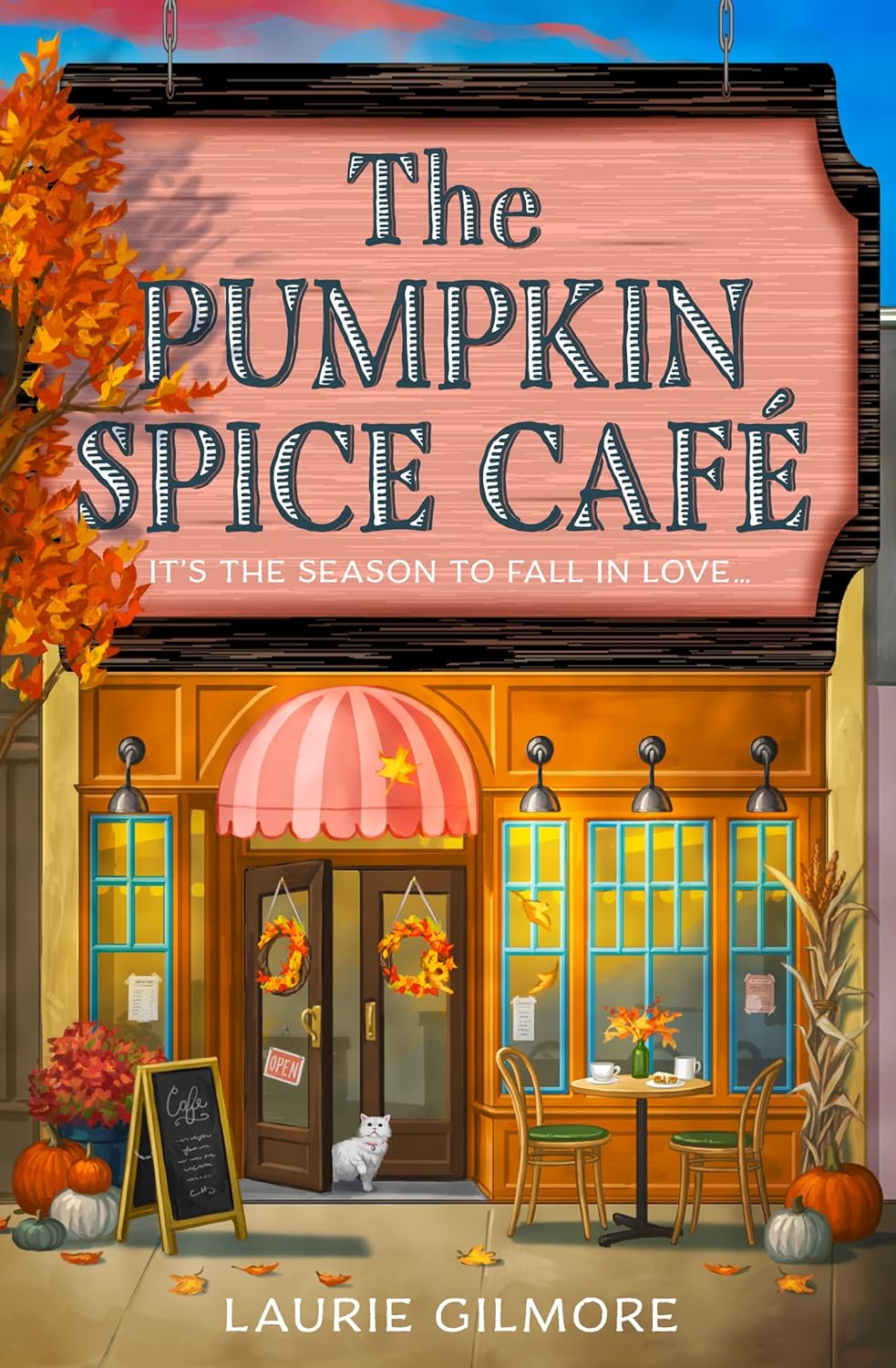 اطلب مسبقًا: The Pumpkin Spice Cafe: لغز رومانسي مريح جديد غاضب/مشمس للاستمتاع به في هذا الخريف بقلم لوري وودز