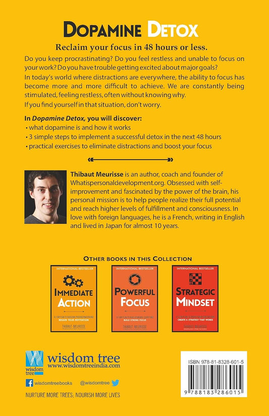 Pre Order: Dopamine Detox: A Short Guide to Remove Distractions and Get Your Brain to Do Hard Things
