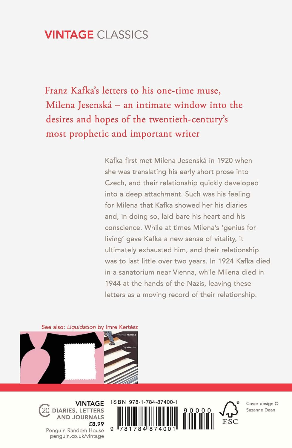 Pre Order: Letters to Milena: Discover Franz Kafka’s love letters – the surprise TikTok sensation! - by Franz Kafka