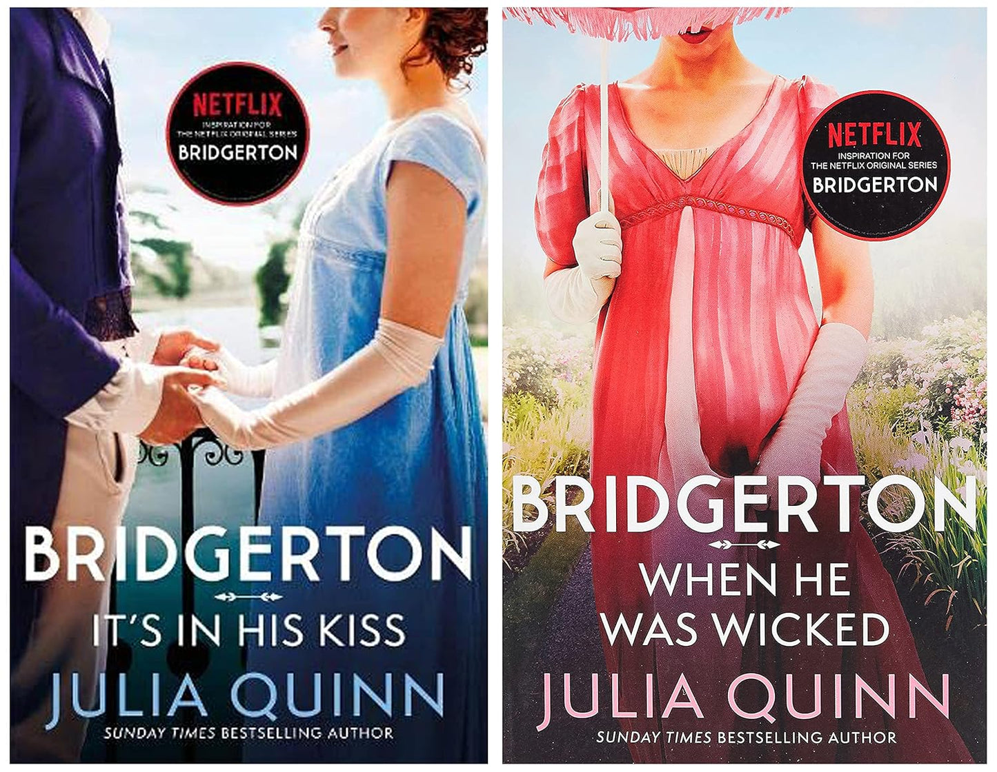 Pre Order: WHEN HE WAS WICKED (NETFLIX TIE-IN): BRIDGERTONS BOOK 6 & Bridgerton: It's In His Kiss (Bridgertons Book 7) by Julia Quinn