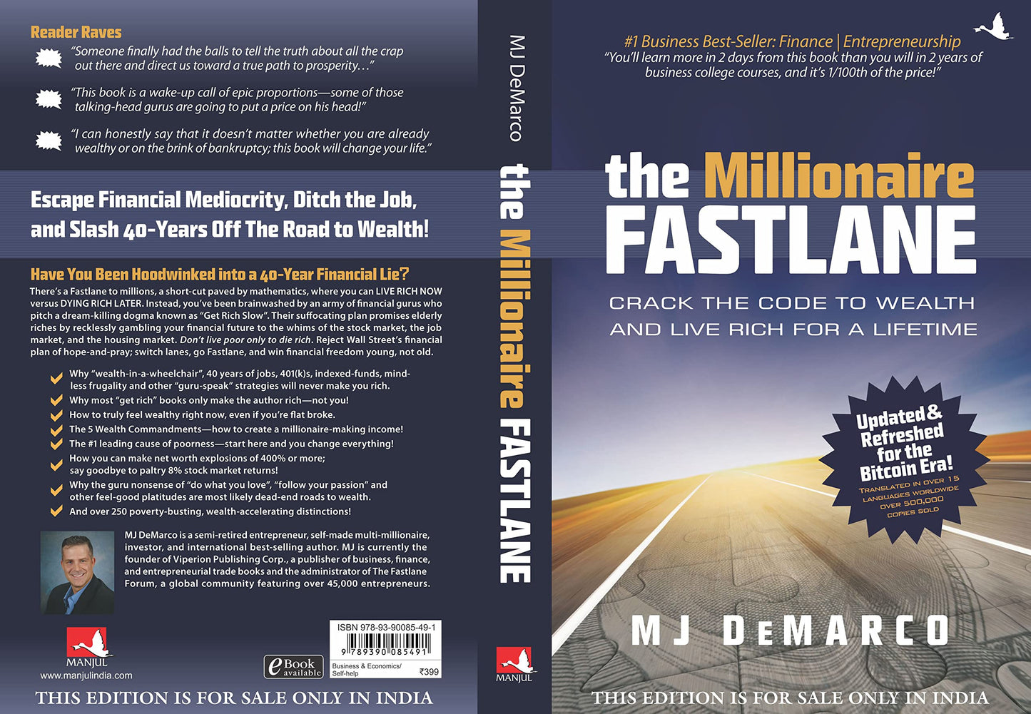 Pre Order: The Millionaire Fastlane: Crack the Code to Wealth and Live Rich for a Lifetime by MJ DeMarco