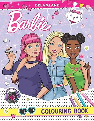 Pre Order : Barbie Colouring Book by Dreamland Publications