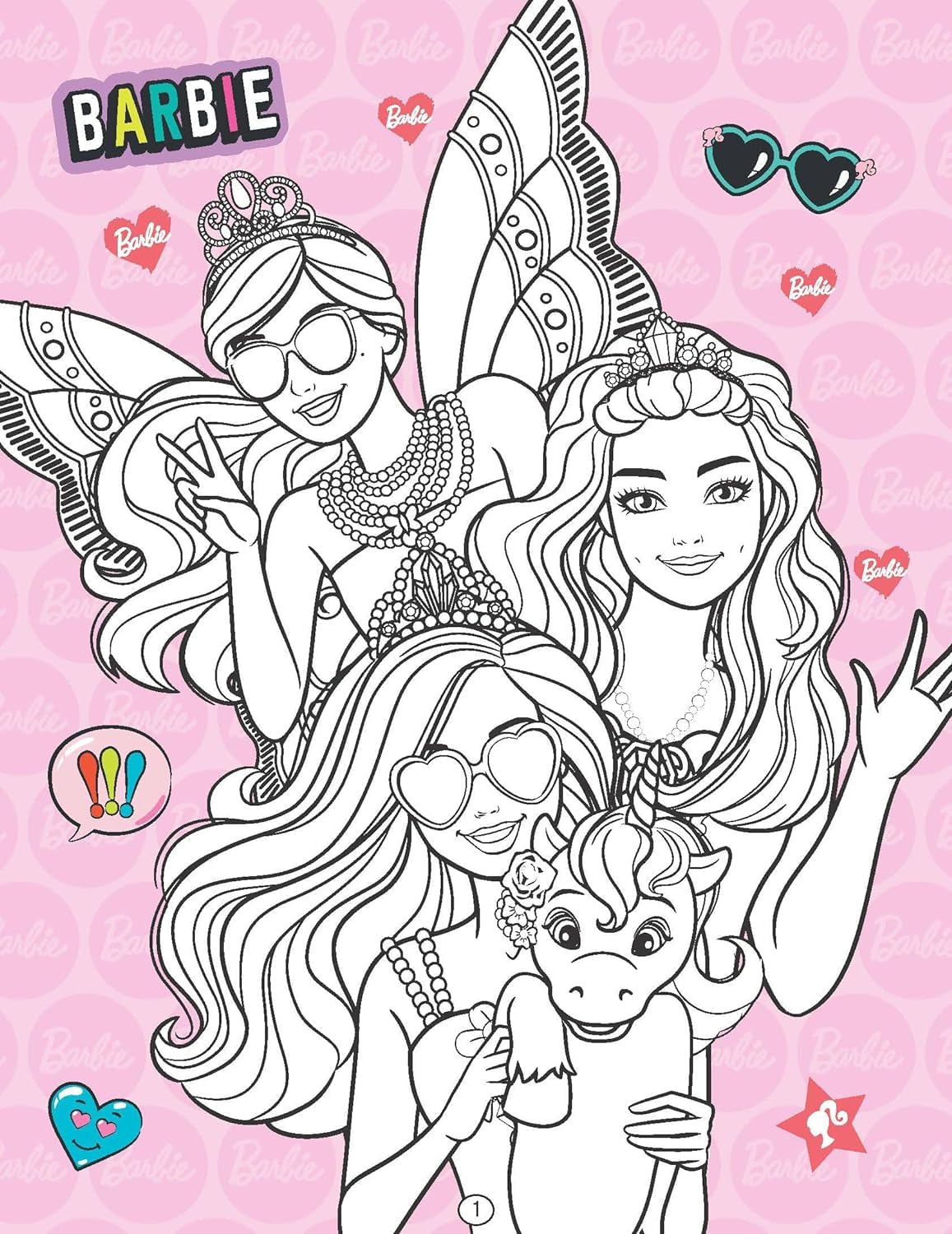 Pre Order : Barbie Colouring Book by Dreamland Publications