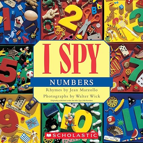 Pre Order : I Spy Numbers Paperback – Picture Book, by Jean Marzollo