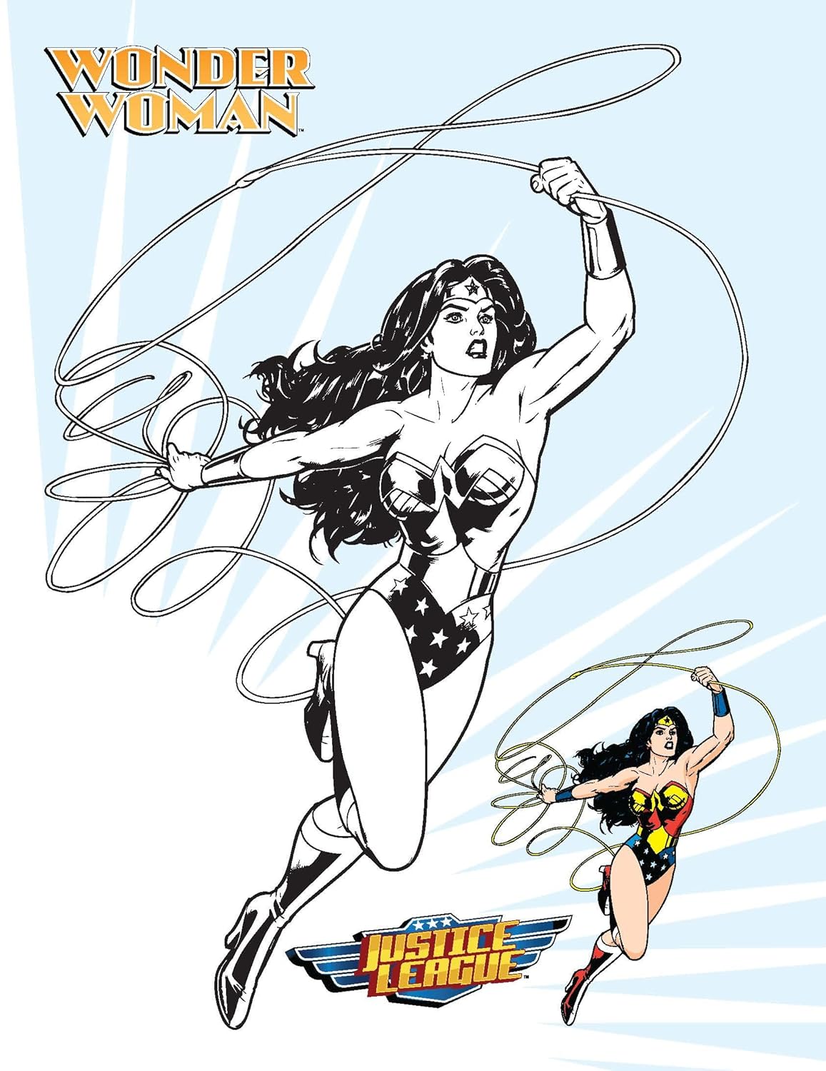 Pre Order : Justice League Copy Colouring Book by Dreamland Publications