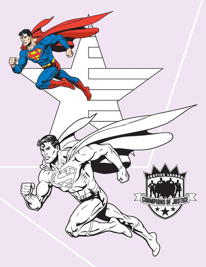 Pre Order : Justice League Copy Colouring Book by Dreamland Publications