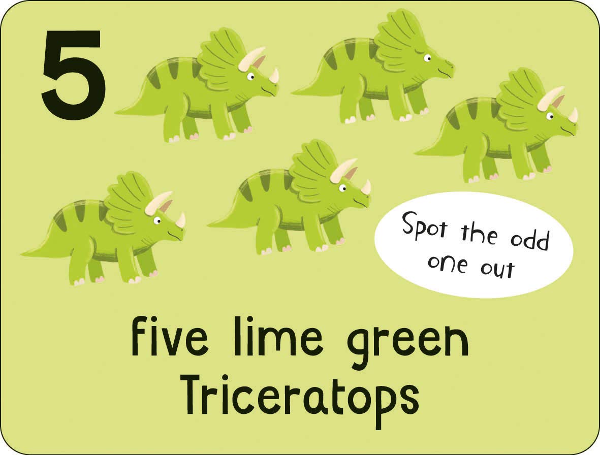 Pre Order : Dinosaurs - Lots to Spot Flashcards: Dinosaurs! Paperback by Fran Bromage