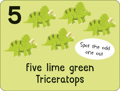 Pre Order : Dinosaurs - Lots to Spot Flashcards: Dinosaurs! Paperback by Fran Bromage