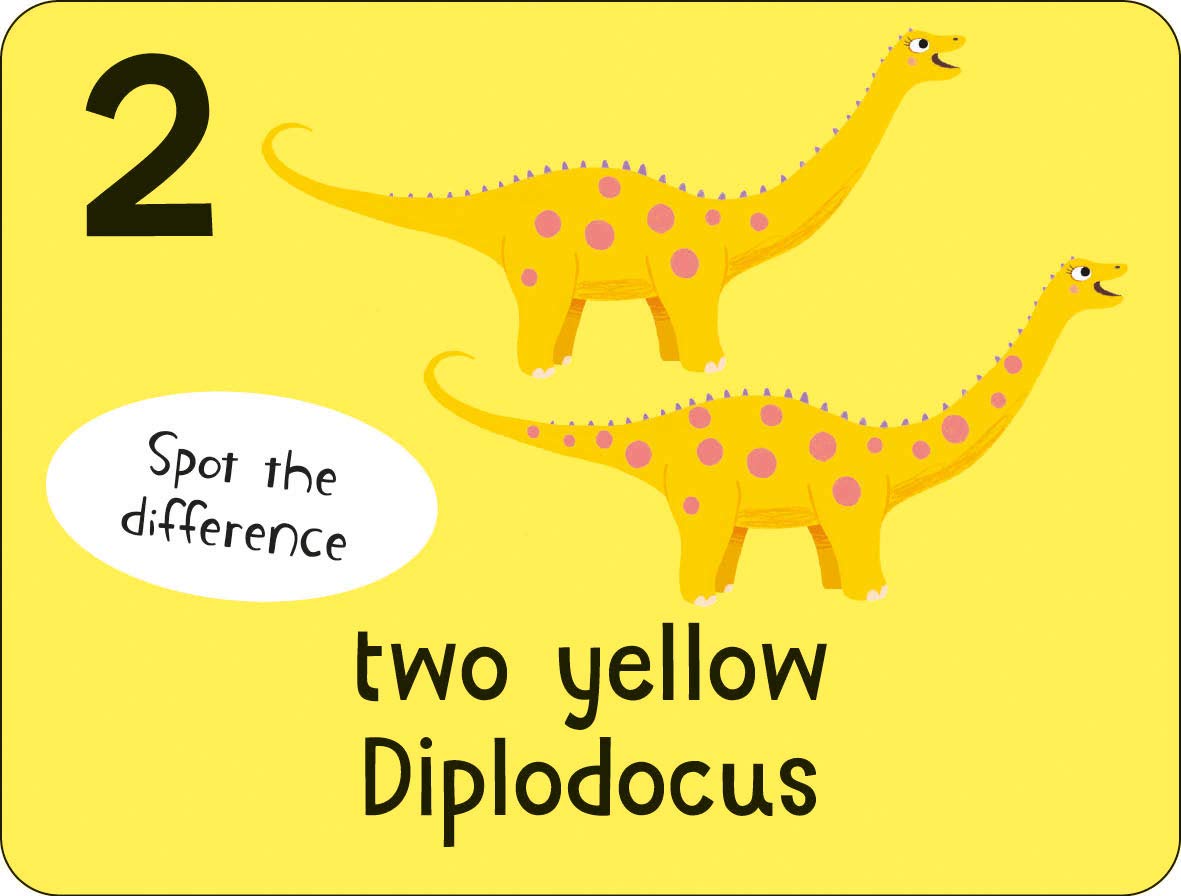 Pre Order : Dinosaurs - Lots to Spot Flashcards: Dinosaurs! Paperback by Fran Bromage