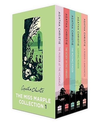 Pre Order : Miss Marple Collection 1 : Complete Miss Marple Boxset (Books 1-5) by Agatha Christie