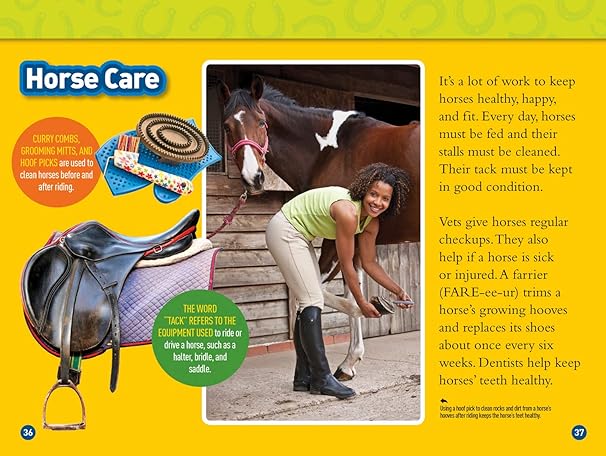 Pre Order : National Geographic Kids Readers: Gallop! 100 Fun Facts About Horses by National Geographic Kids