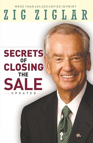 Pre Order : Secrets Of Closing The Sale by Zig Zigler