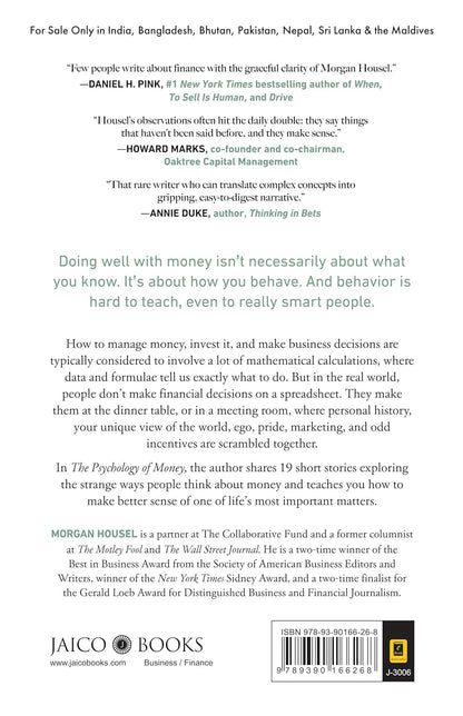 Pre Order : The Psychology of Money by Morgan Housel