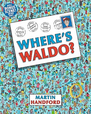 Pre Order : Where's Waldo? Picture Book, by Martin Handford (Puzzle Book)