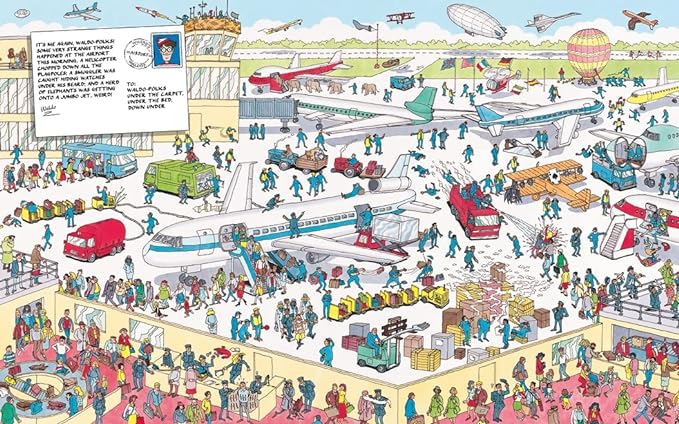 Pre Order : Where's Waldo? Picture Book, by Martin Handford (Puzzle Book)